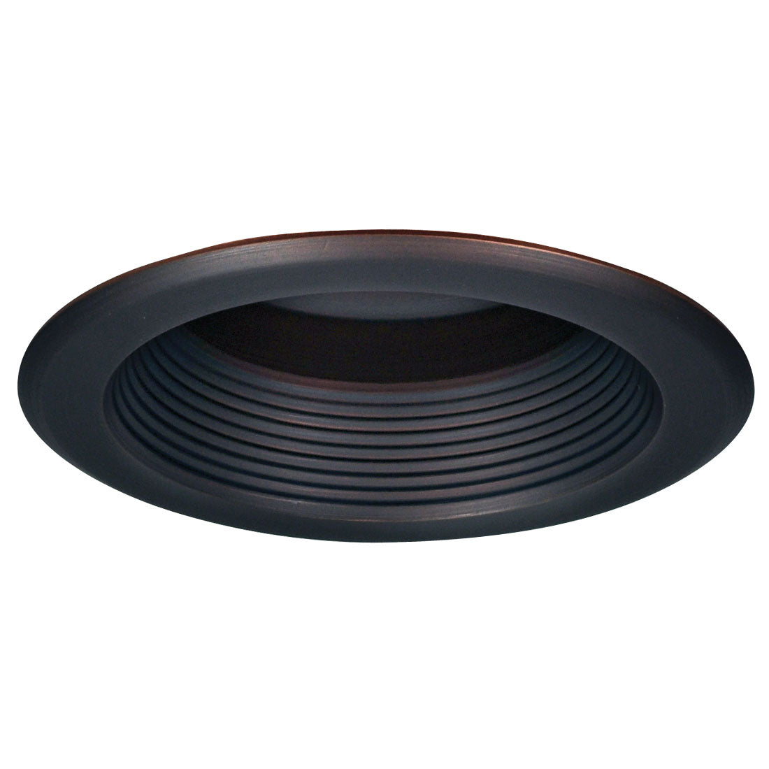 Nora Lighting - NT-5001BZ - 5" Baffle Splay Trim W/ Flange - Rec Inc 5" Trim - Bronze