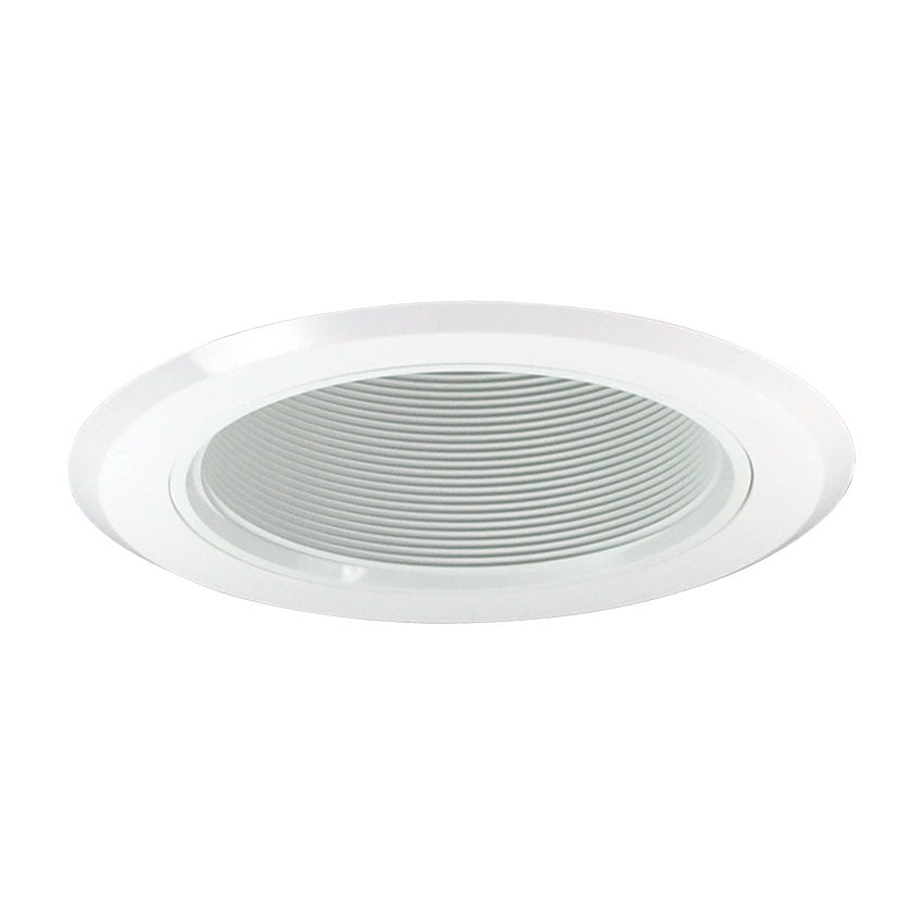 Nora Lighting - NT-5012W - 5" Deep Phenolic Baffle W/ Ring - Rec Inc 5" Trim - White