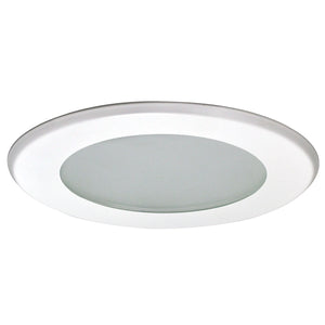 Nora Lighting - NT-5026W - 5" Flat Lens W/ Metal Trim & Bracket - Rec Inc 5" Trim - White