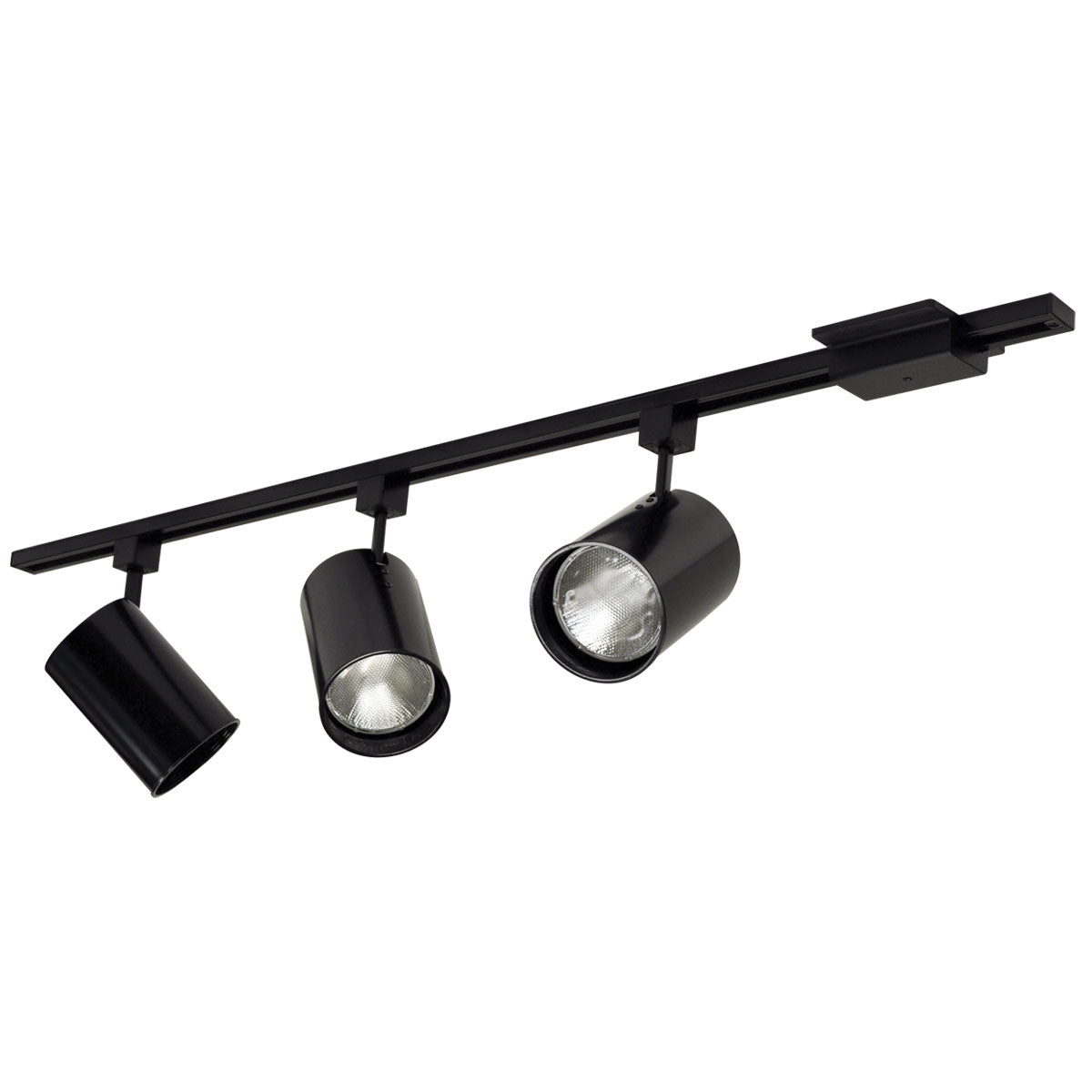 Nora Lighting - NTL-151B - Trk Pk, 3-Flat Cyl Par30 - Track Track Pack - Black