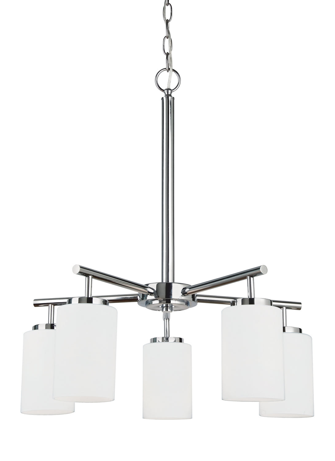 Generation Lighting. - 31161-05 - Five Light Chandelier - Oslo - Chrome