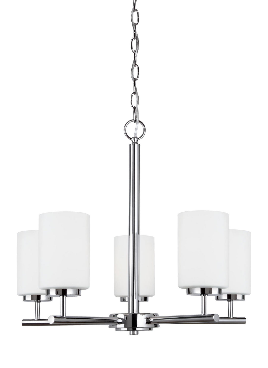 Generation Lighting. - 31161-05 - Five Light Chandelier - Oslo - Chrome