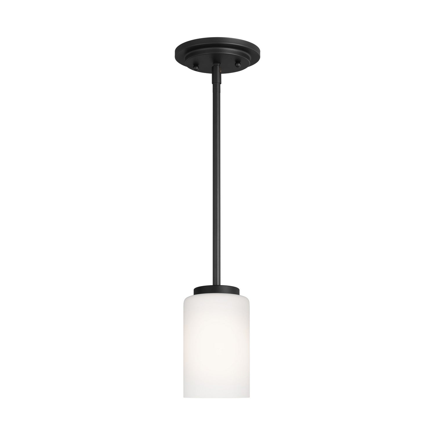 Generation Lighting. - 61160-112 - One Light Mini-Pendant - Oslo - Midnight Black