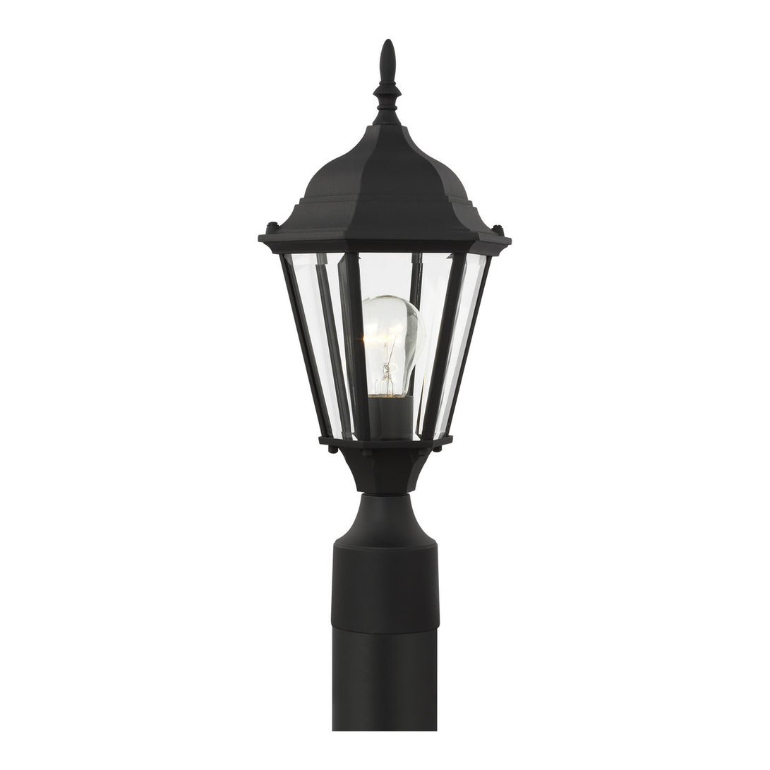 Generation Lighting. - 82938-12 - One Light Outdoor Post Lantern - Bakersville - Black