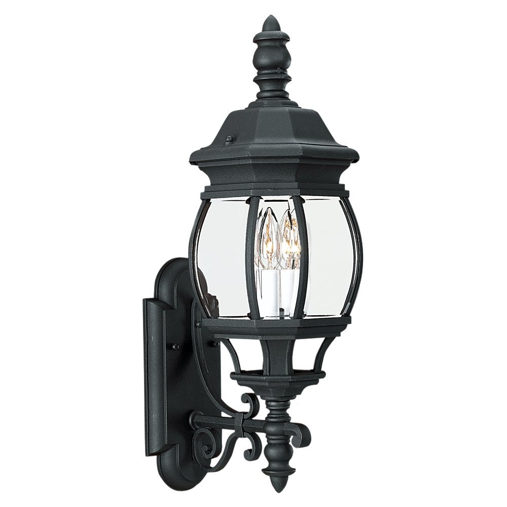 Generation Lighting. - 88201-12 - Two Light Outdoor Wall Lantern - Wynfield - Black