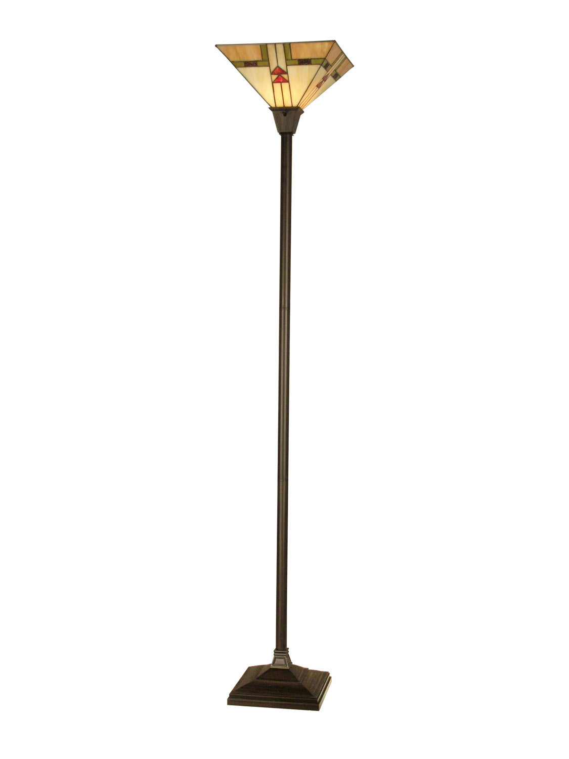 Dale Tiffany - TR11061 - One Light Torchiere - Arrowhead Mission - Mica Bronze