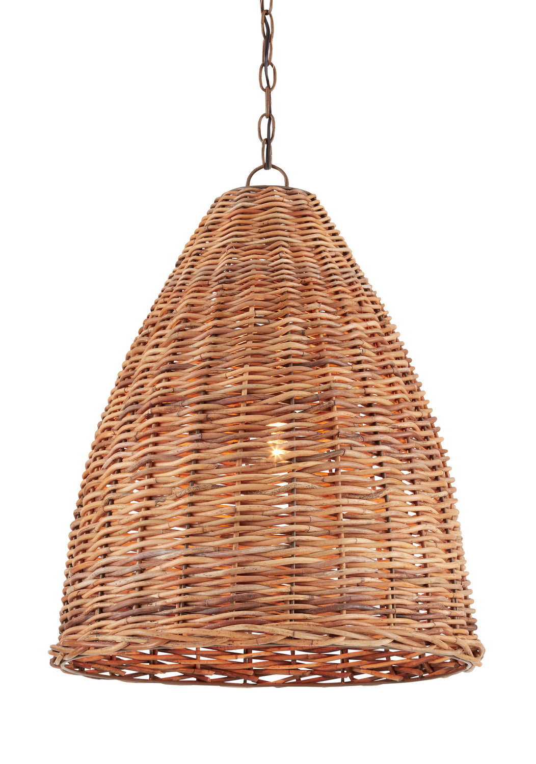 Currey and Company - 9845 - One Light Pendant - Basket - Natural