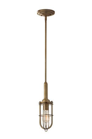 Generation Lighting. - P1240DAB - One Light Pendant - Urban Renewal - Dark Antique Brass