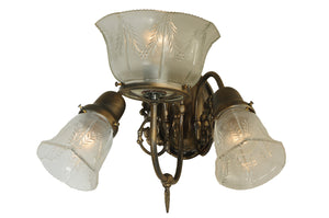 Meyda Tiffany - 128581 - Three Light Wall Sconce - Revival - Antique Brass