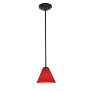 Access - 28004-1R-ORB/RED - One Light Pendant - Martini - Oil Rubbed Bronze