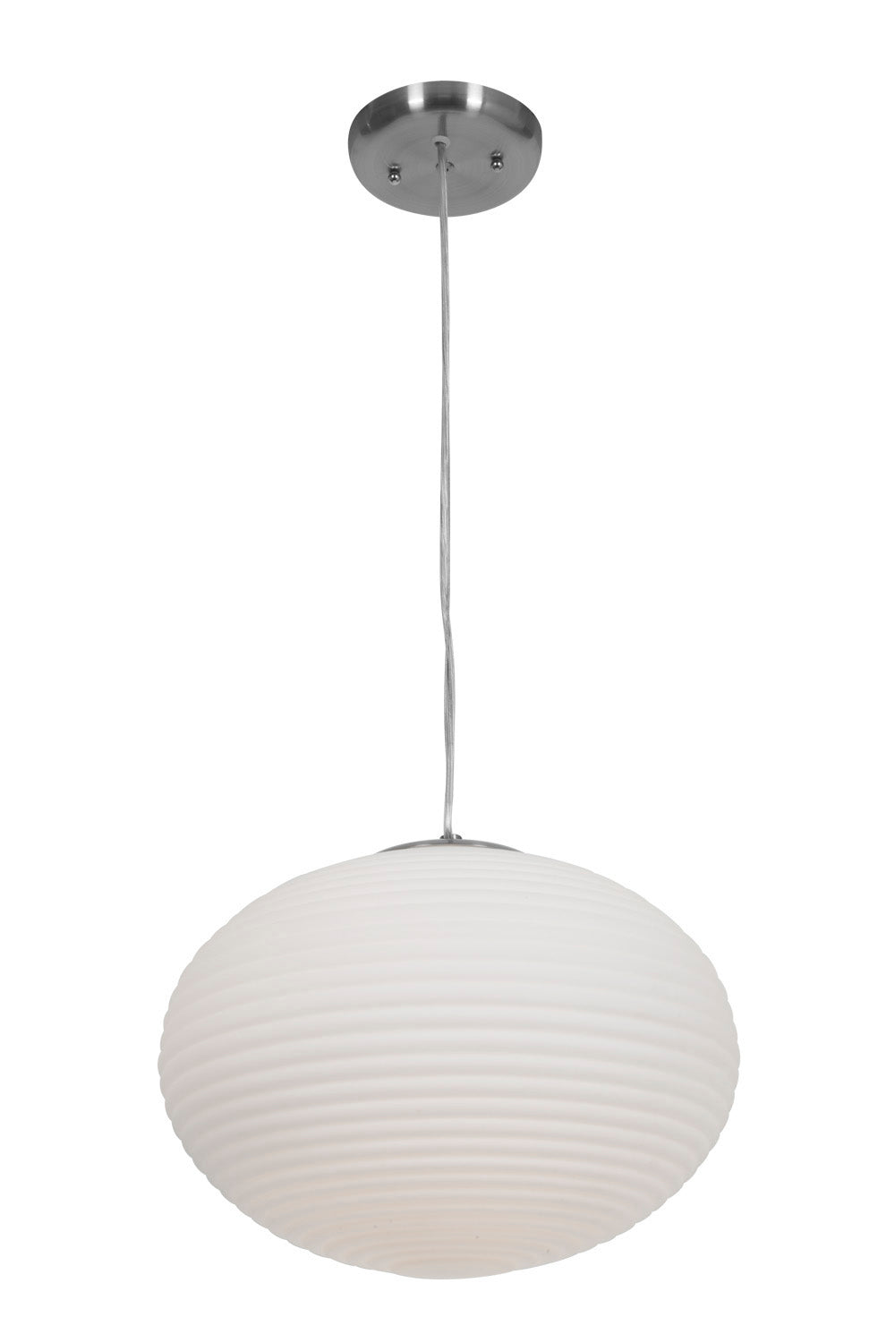 Access - 50180-BS/OPL - Two Light Pendant - Callisto - Brushed Steel