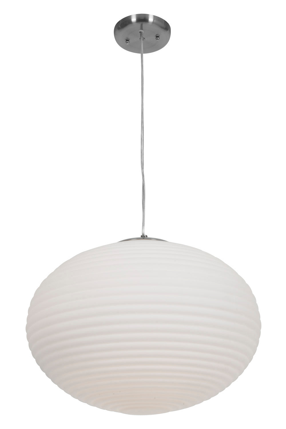 Access - 50181-BS/OPL - Three Light Pendant - Callisto - Brushed Steel