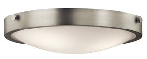 Kichler - 42275NI - Three Light Flush Mount - Lytham - Brushed Nickel