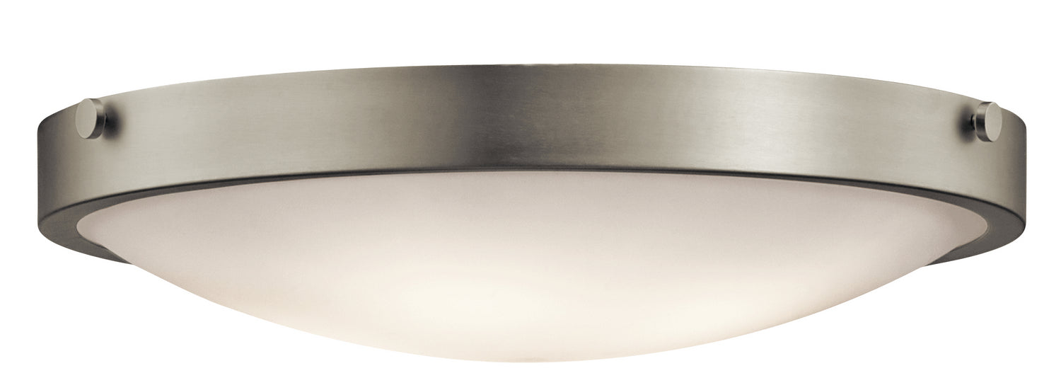 Kichler - 42276NI - Four Light Flush Mount - Lytham - Brushed Nickel