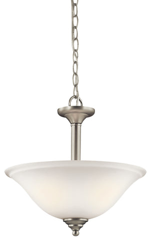 Kichler - 3694NIW - Two Light Pendant/Semi Flush Mount - Armida - Brushed Nickel