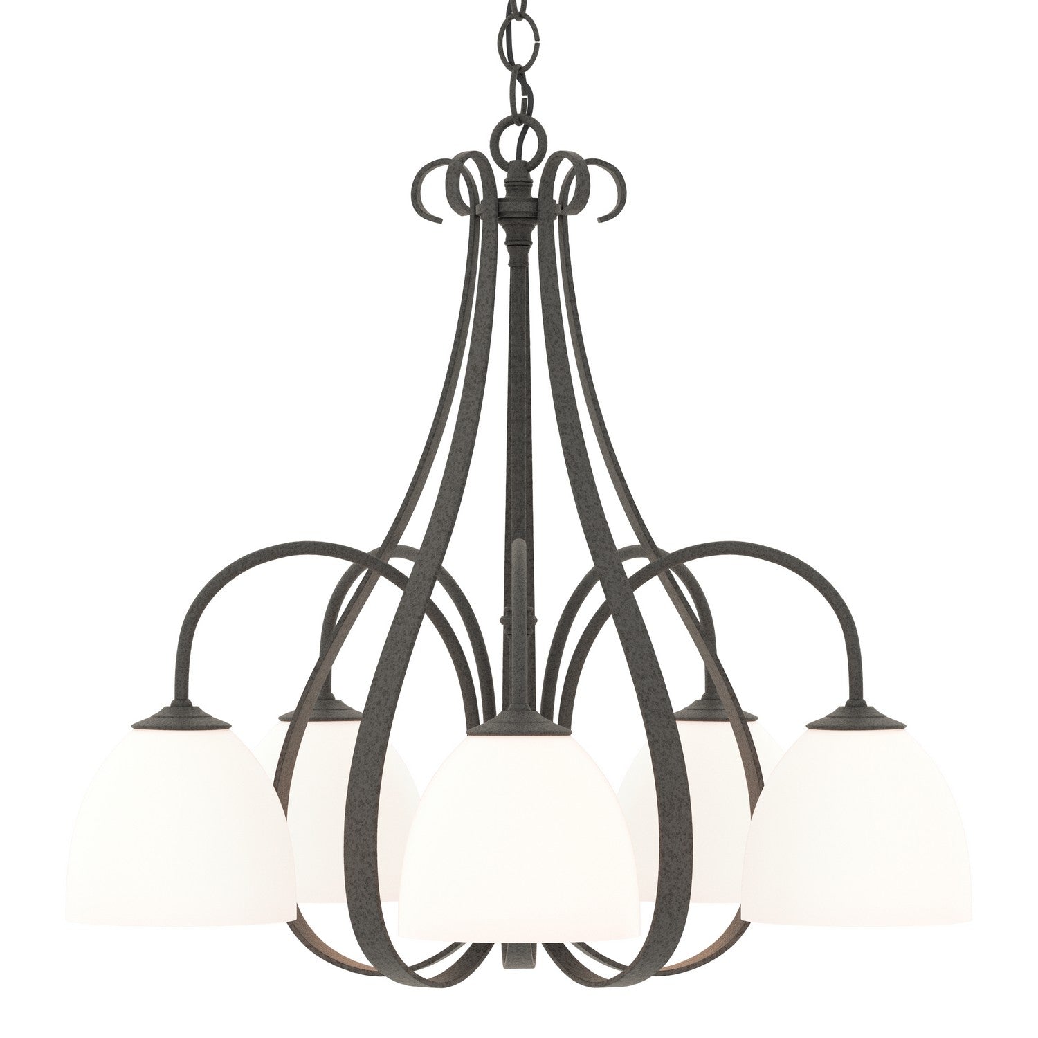 Hubbardton Forge - 101445-SKT-20-GG0001 - Five Light Chandelier - Sweeping Taper - Natural Iron