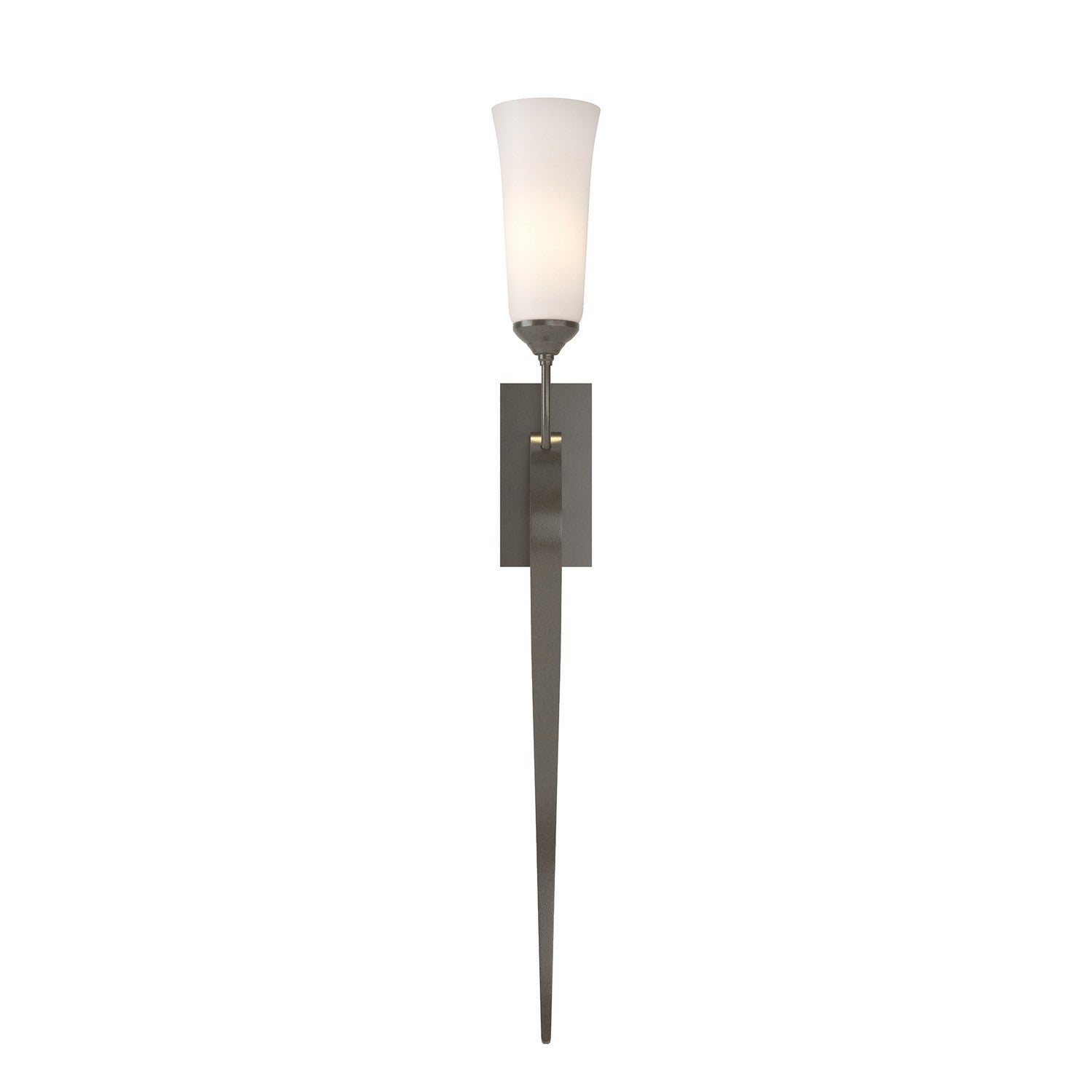 Hubbardton Forge - 204529-SKT-07-GG0350 - One Light Wall Sconce - Sweeping Taper - Dark Smoke