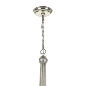 Crystorama - 428-SA - Eight Light Chandelier - Metro - Antique Silver