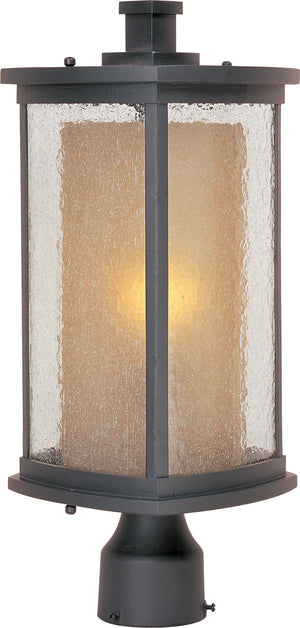 Maxim - 3150CDWSBZ - One Light Outdoor Pole/Post Lantern - Bungalow - Bronze