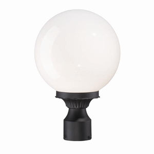 Acclaim Lighting - 5267BK/WH - One Light Post Mount - Havana - Matte Black