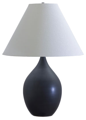 House of Troy - GS400-BM - One Light Table Lamp - Scatchard - Black Matte