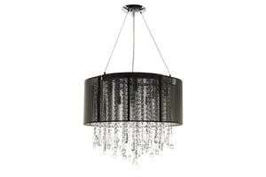 Avenue Lighting - HF1502-BLK - 12 Light Dual Mount/Flush & Hanging - Beverly Dr. - Black Silk String