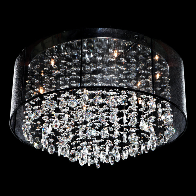 Avenue Lighting - HF1505-BLK - LED Dual Sconce - Riverside Dr. - Black Organza Silk
