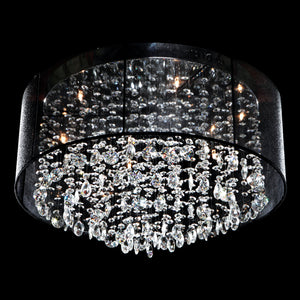 Avenue Lighting - HF1505-BLK - LED Dual Sconce - Riverside Dr. - Black Organza Silk