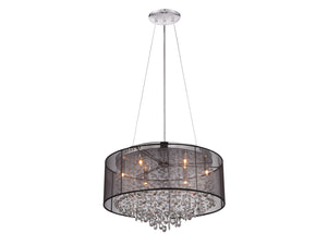 Avenue Lighting - HF1505-BLK - LED Dual Sconce - Riverside Dr. - Black Organza Silk