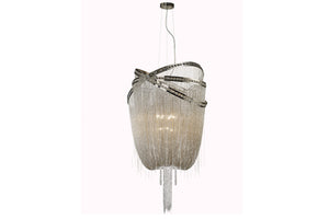 Avenue Lighting - HF1610-NCK - Nine Light Chandelier - Wilshire Blvd. - Polish Nickel/Crystal