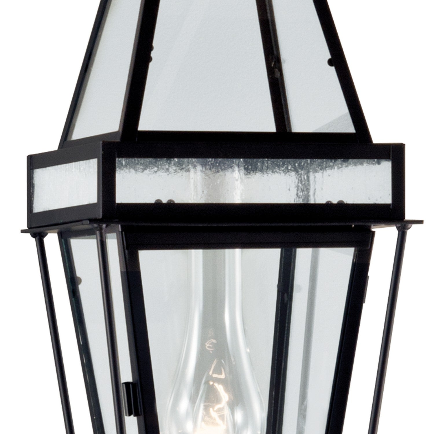 Norwell Lighting - 2280C-BL-CL/SE - One Light Post Mount - Beacon - Black