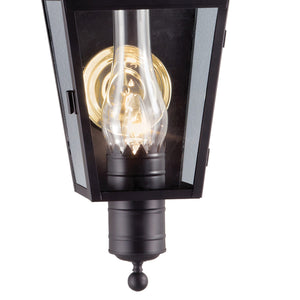 Norwell Lighting - 2283-BL-CL/SE - One Light Wall Mount - Beacon - Black