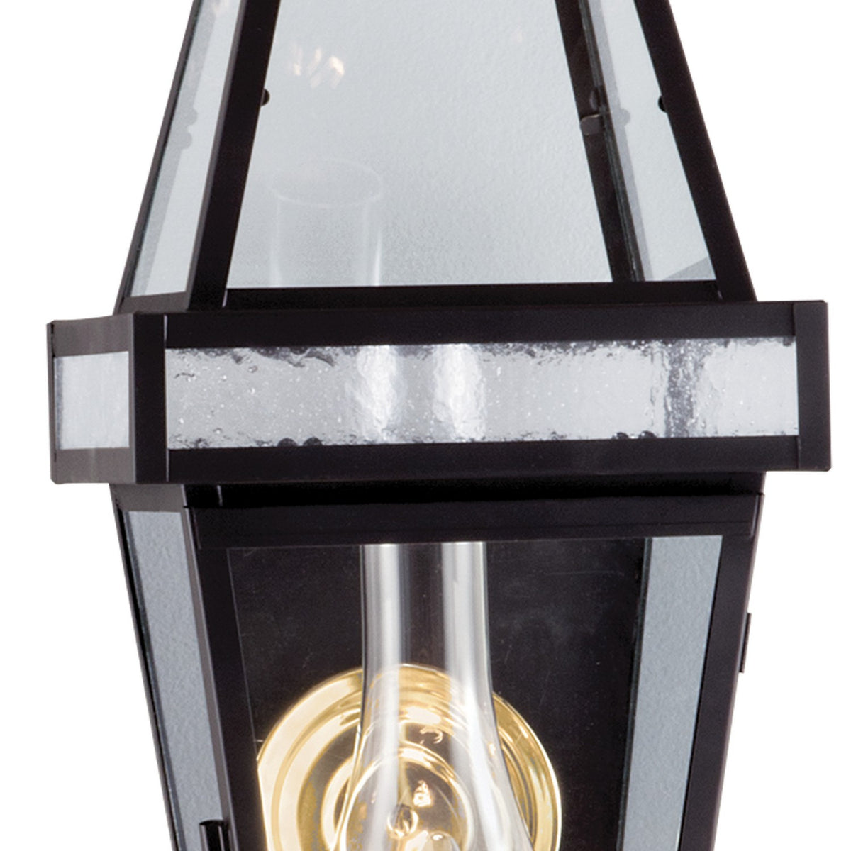 Norwell Lighting - 2283-BL-CL/SE - One Light Wall Mount - Beacon - Black