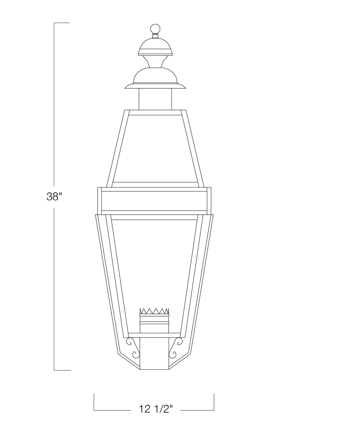 Norwell Lighting - 2283-BL-CL/SE - One Light Wall Mount - Beacon - Black