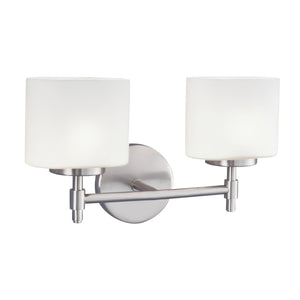 Norwell Lighting - 5322-BN-MO - Two Light Wall Sconce - Moderne - Brush Nickel