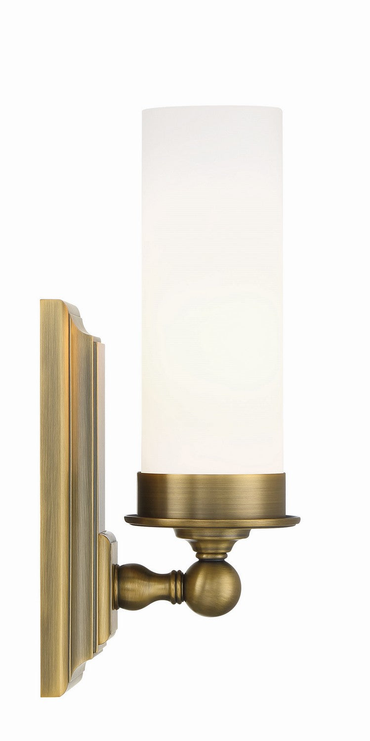 Norwell Lighting - 9730-AG-MO - One Light Wall Sconce - Richmond - Aged Brass