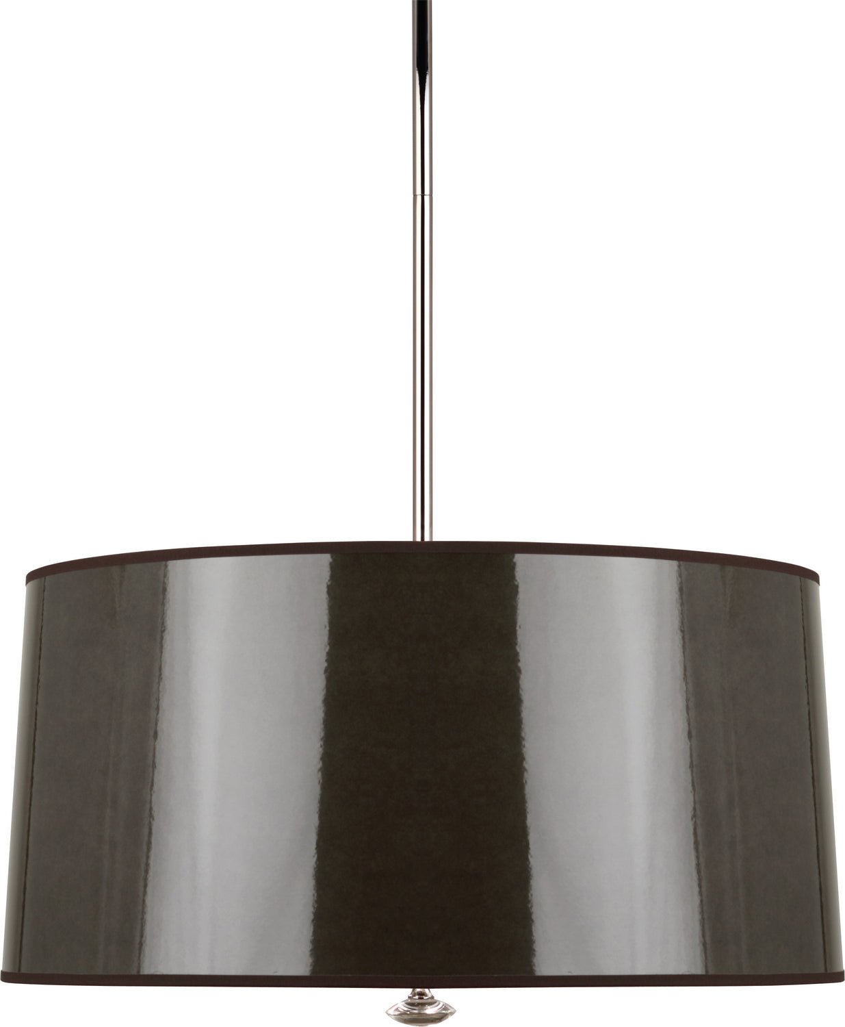 Robert Abbey - T808 - Three Light Pendant - Penelope - Polished Nickel