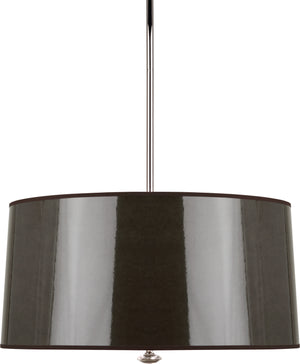 Robert Abbey - T808 - Three Light Pendant - Penelope - Polished Nickel