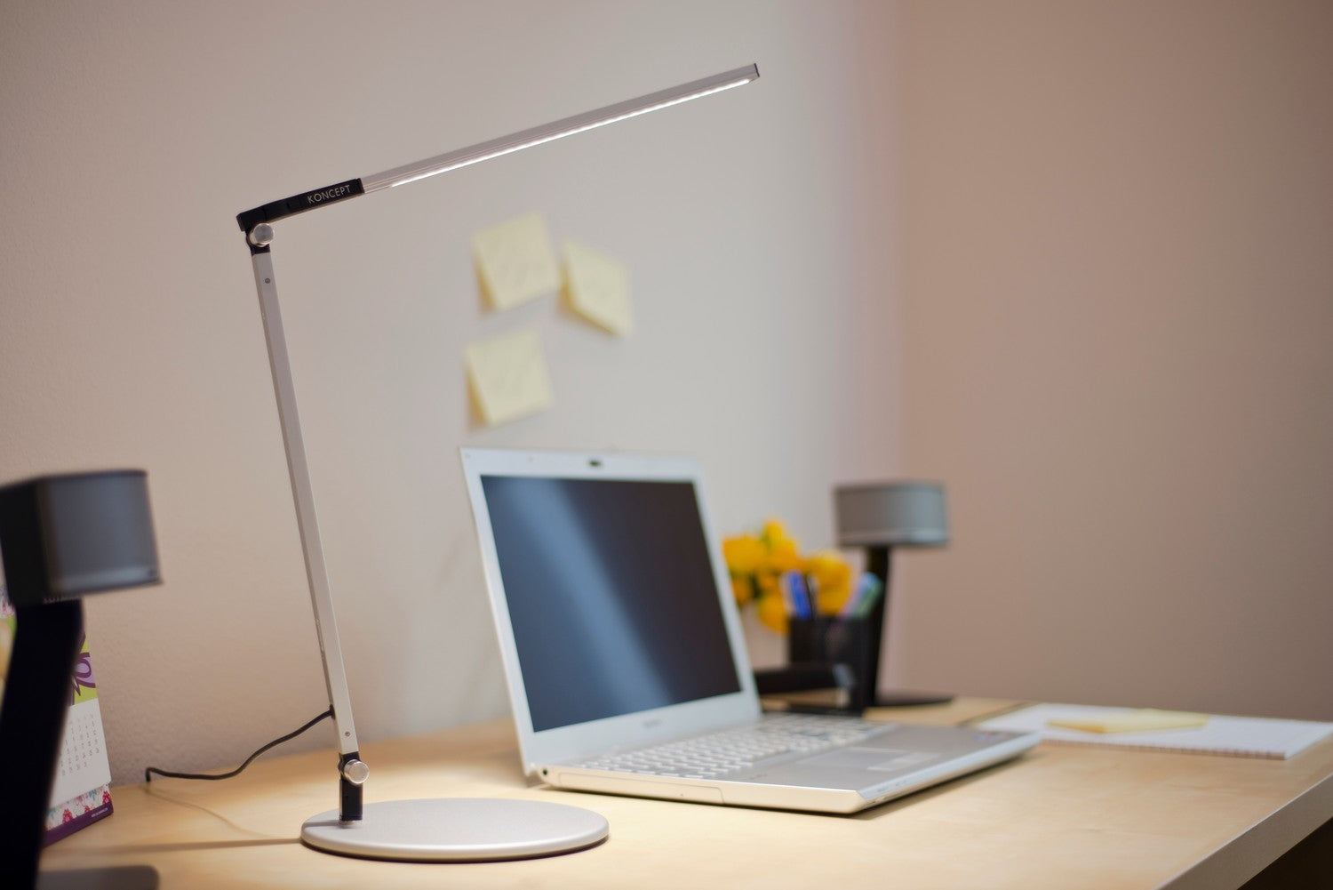 Koncept - AR1100-CD-SIL-DSK - LED Desk Lamp - Z-Bar - Silver