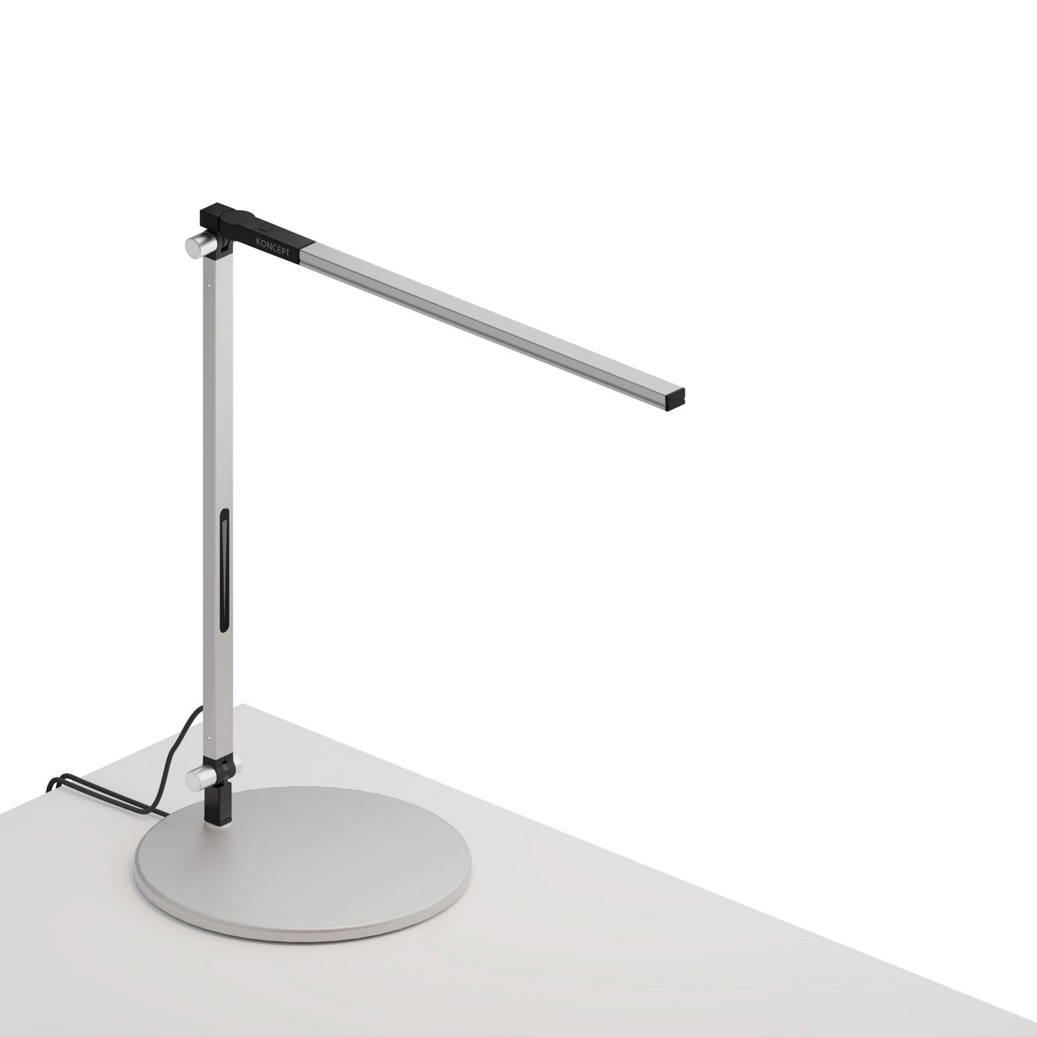 Koncept - AR1100-CD-SIL-DSK - LED Desk Lamp - Z-Bar - Silver