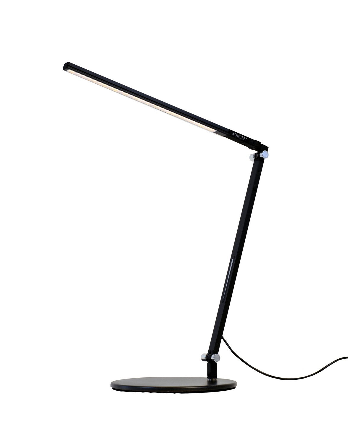 Koncept - AR1100-WD-MBK-DSK - LED Desk Lamp - Z-Bar - Metallic black