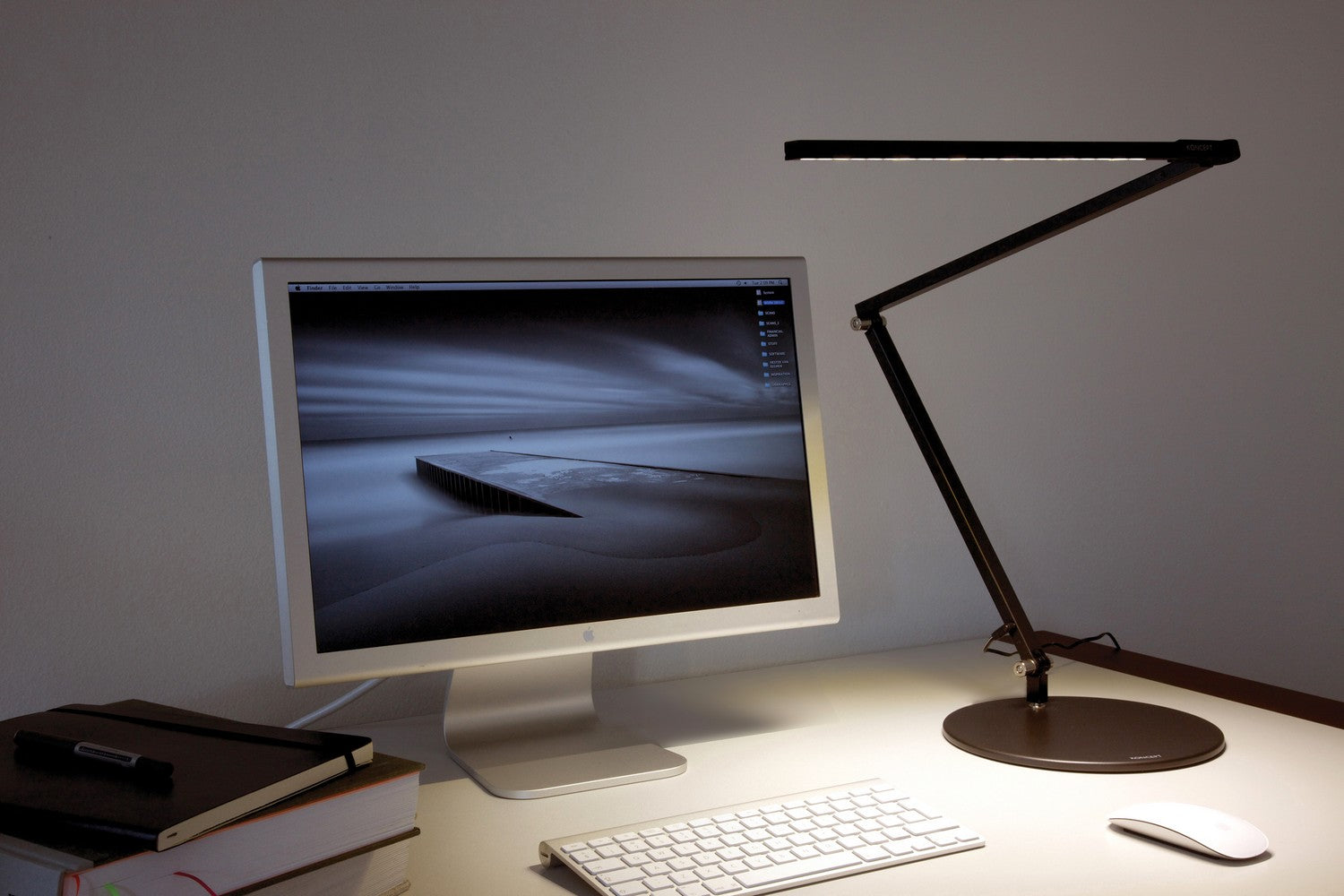 Koncept - AR3000-CD-MBK-DSK - LED Desk Lamp - Z-Bar - Metallic black