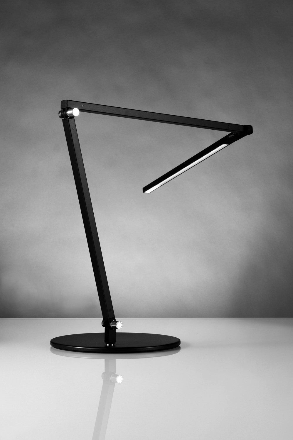 Koncept - AR3000-CD-MBK-DSK - LED Desk Lamp - Z-Bar - Metallic black