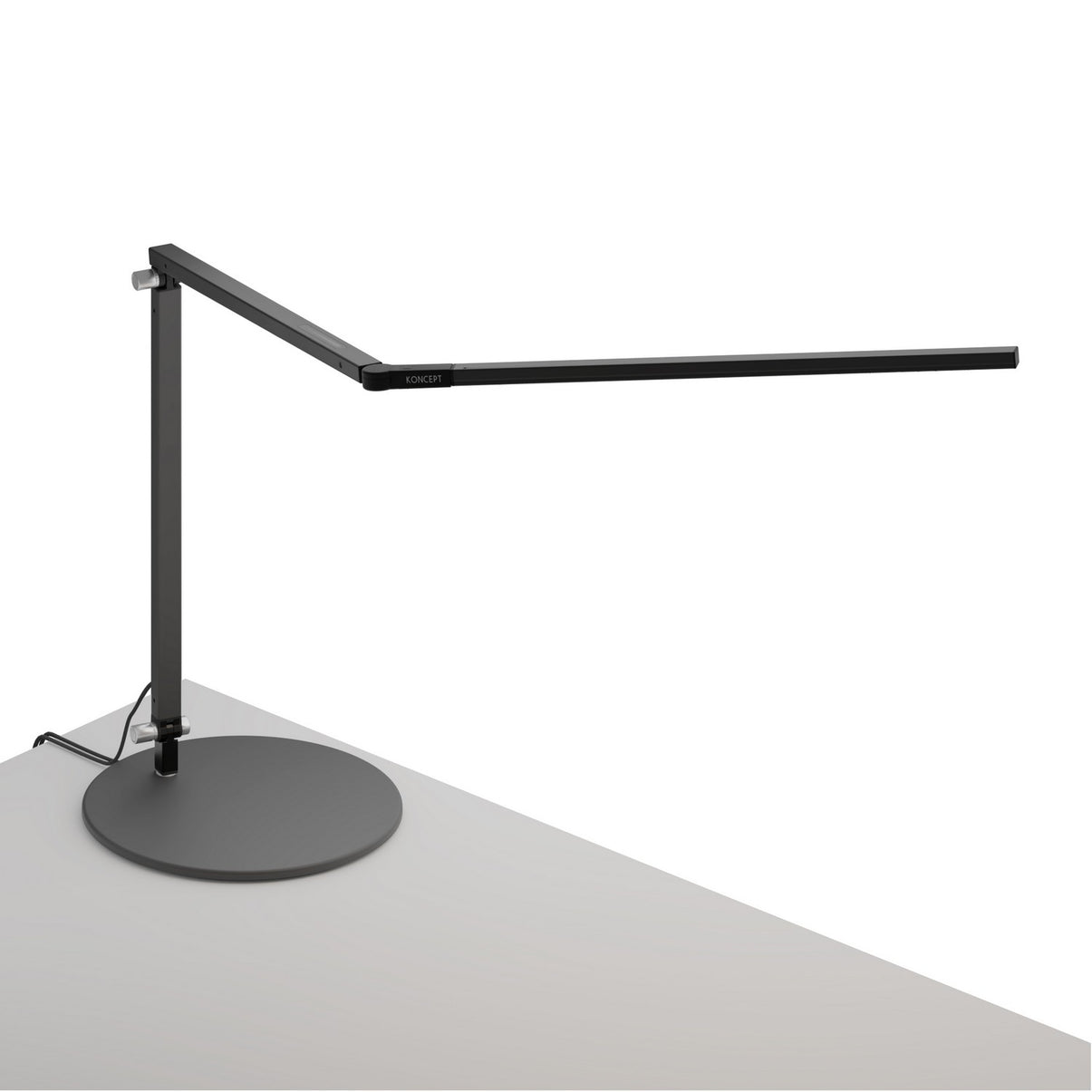 Koncept - AR3000-CD-MBK-DSK - LED Desk Lamp - Z-Bar - Metallic black