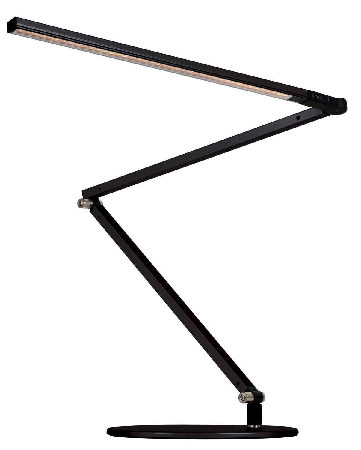 Koncept - AR3000-CD-MBK-DSK - LED Desk Lamp - Z-Bar - Metallic black