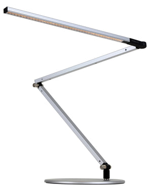 Koncept - AR3000-CD-SIL-DSK - LED Desk Lamp - Z-Bar - Silver