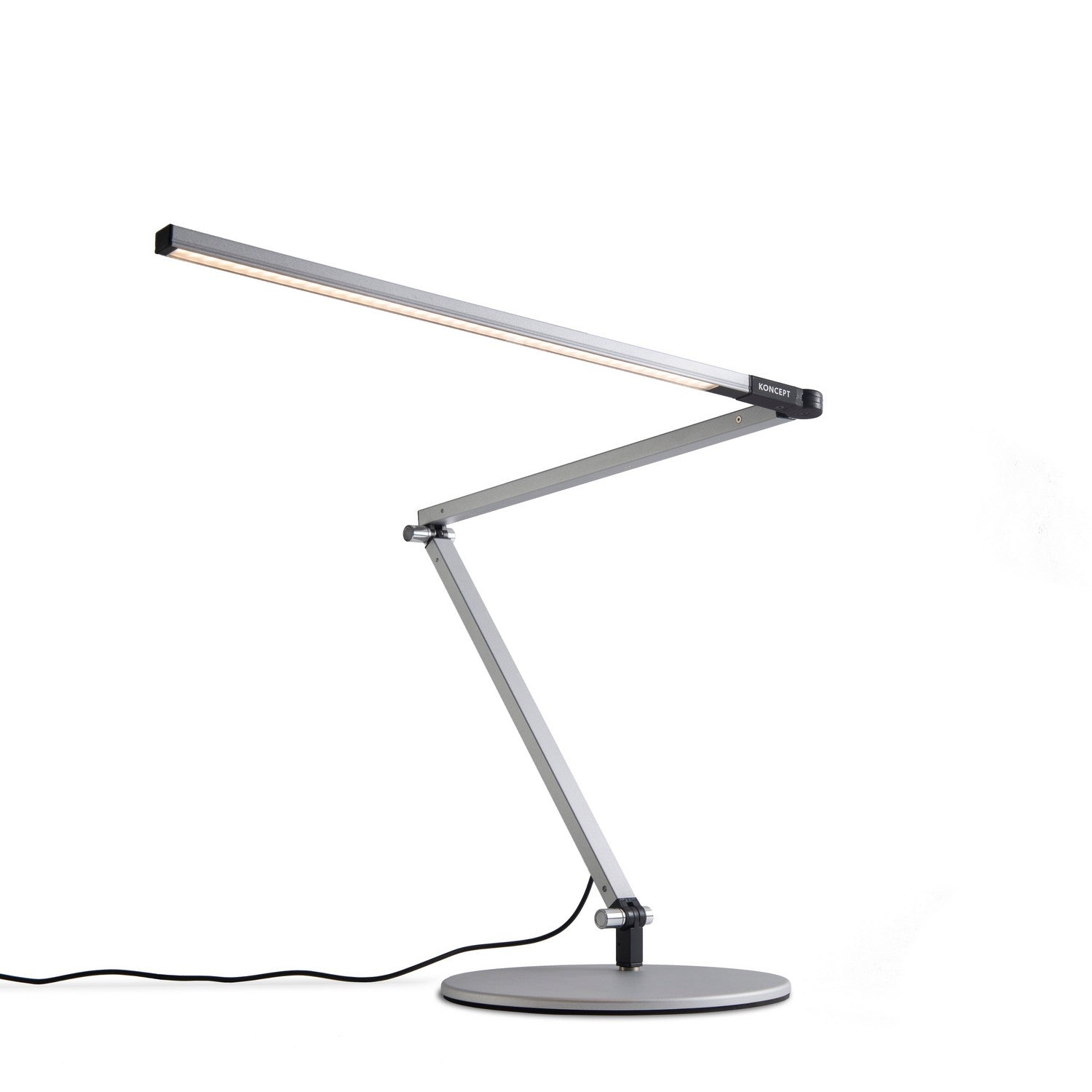 Koncept - AR3000-WD-SIL-DSK - LED Desk Lamp - Z-Bar - Silver