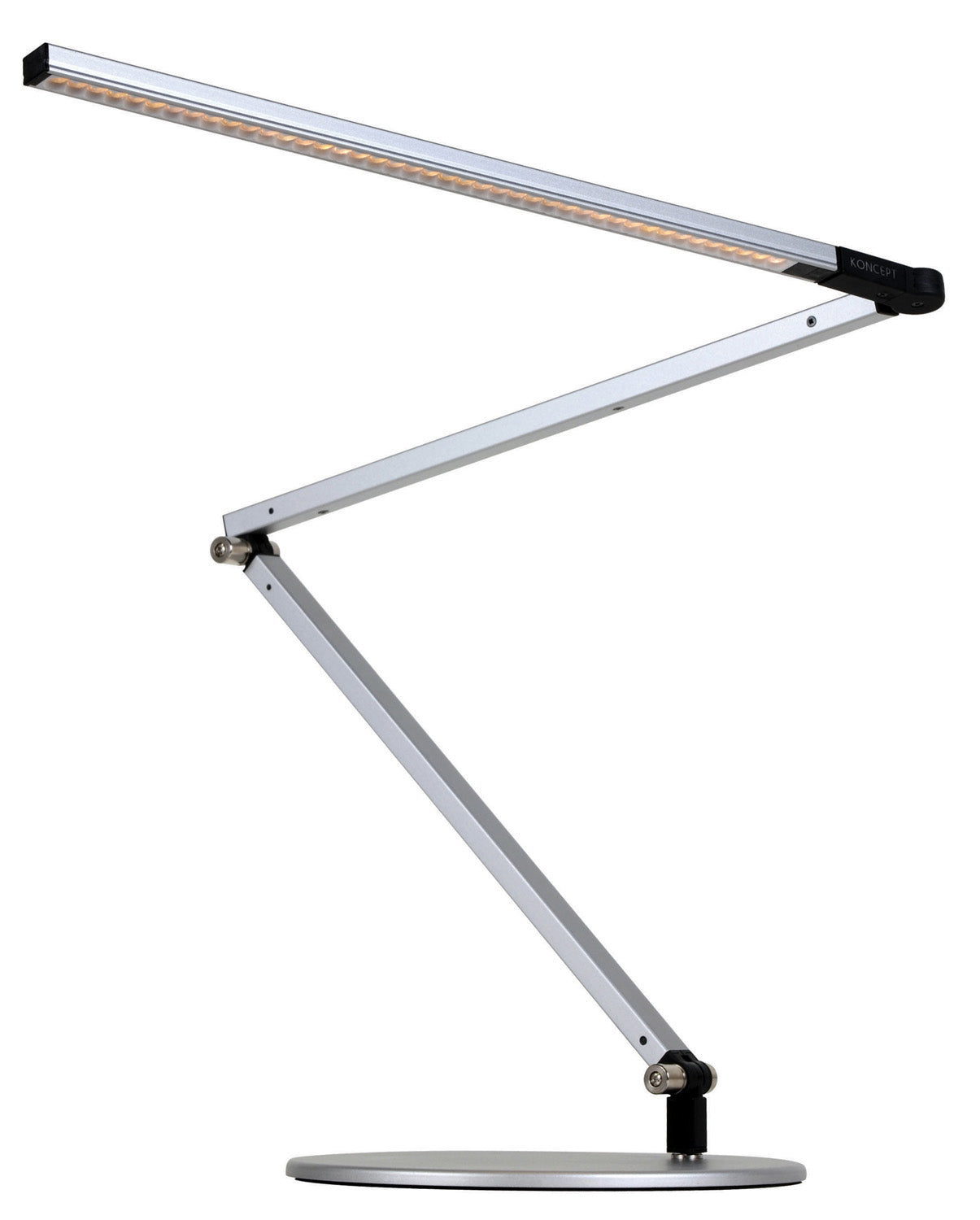 Koncept - AR3000-WD-SIL-DSK - LED Desk Lamp - Z-Bar - Silver