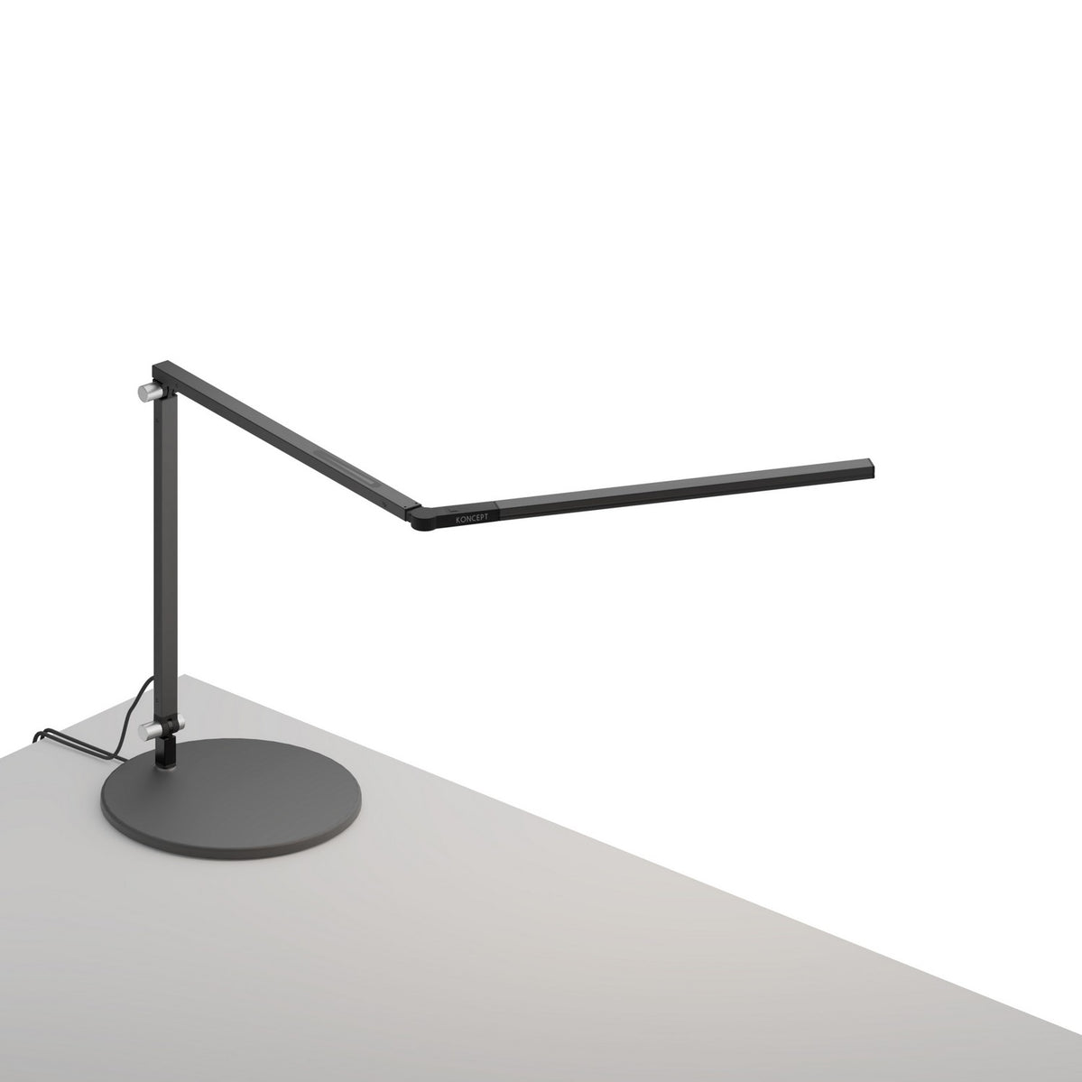 Koncept - AR3100-CD-MBK-DSK - LED Desk Lamp - Z-Bar - Metallic black