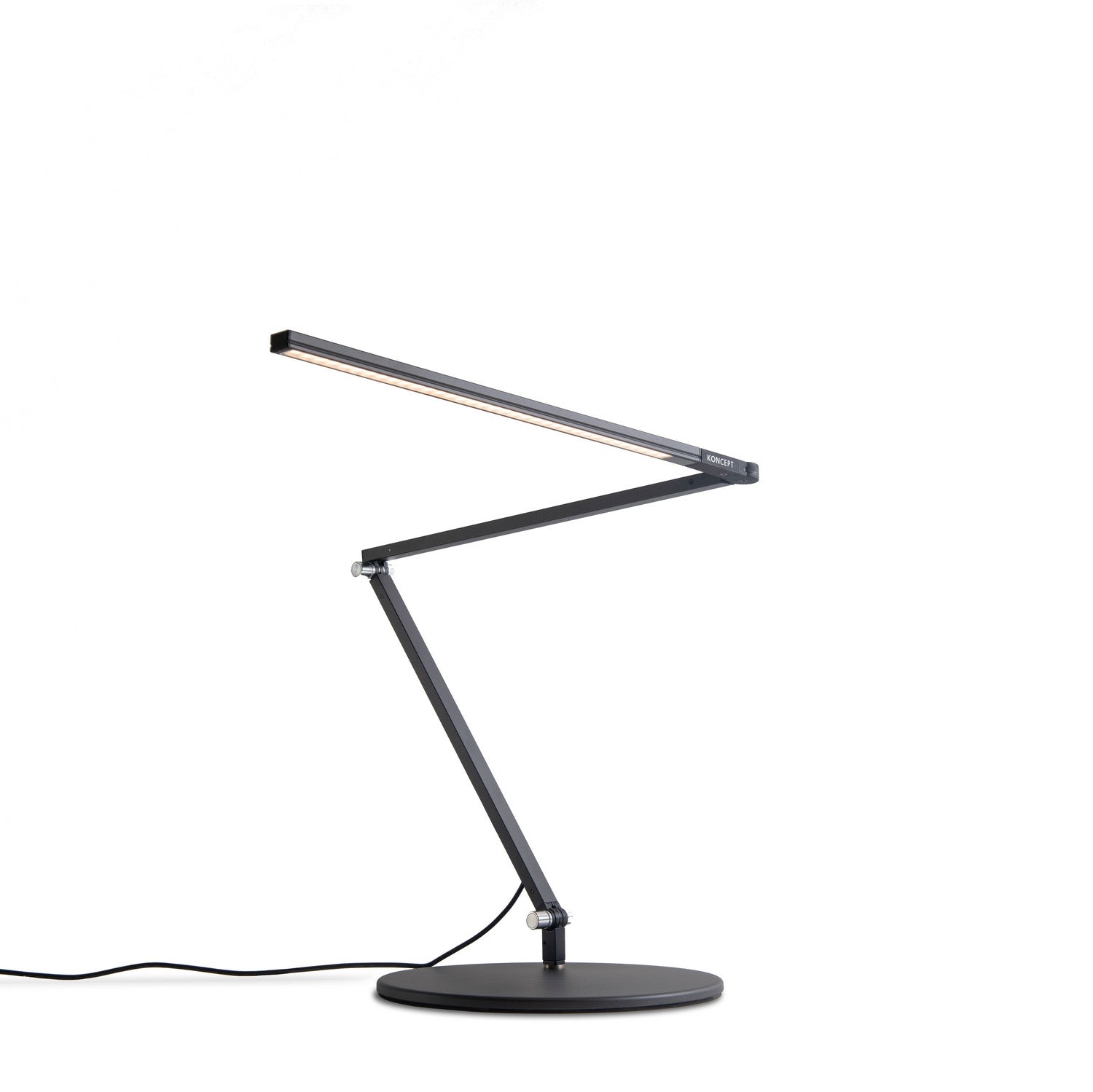 Koncept - AR3200-CD-MBK-DSK - LED Desk Lamp - Z-Bar - Metallic black